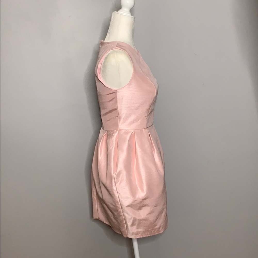 Anthropologie Keepsake Label Pink Satin Mini Dress - Picture 4 of 6